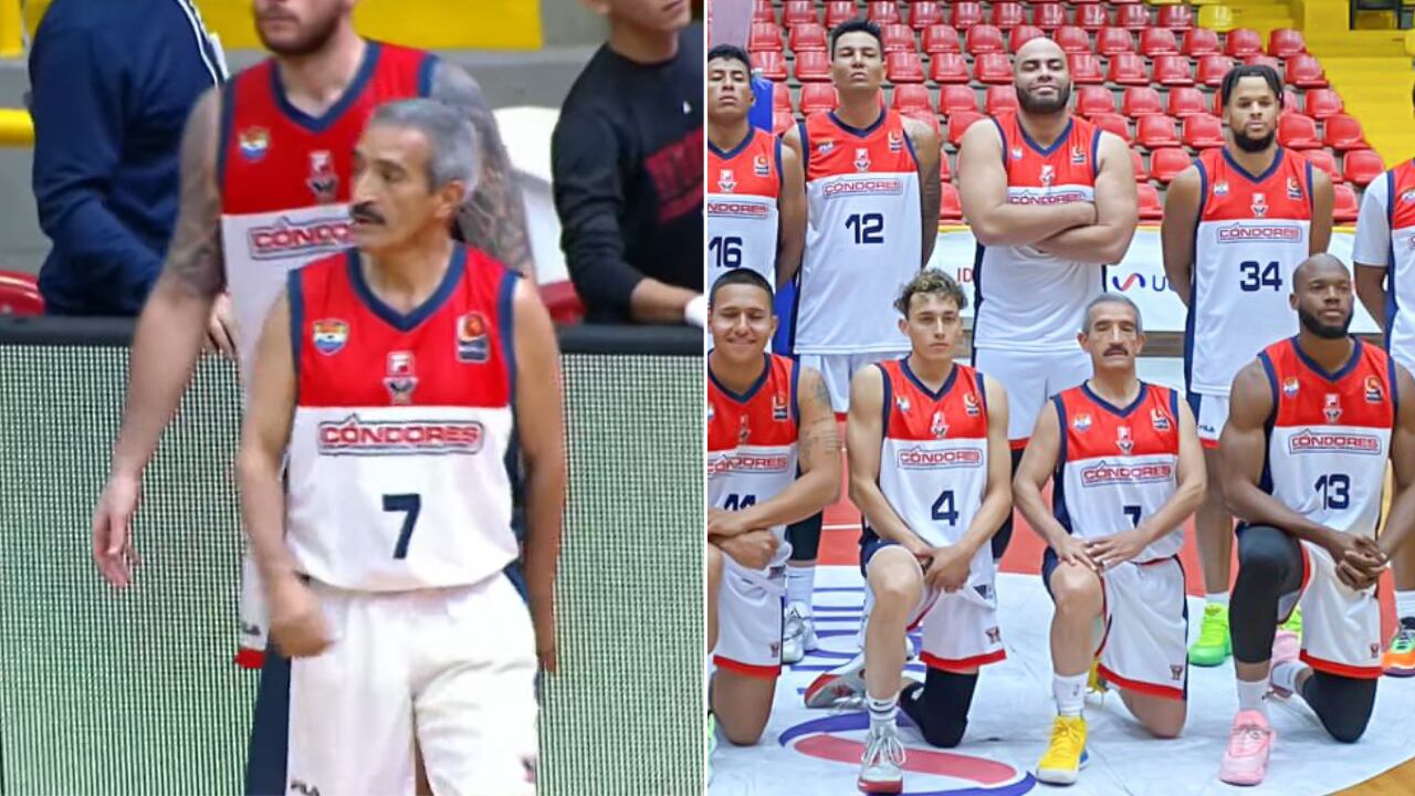 Octavio Carrillo se convirtió en el jugador más longevo en estar durante un juego profesional de baloncesto.