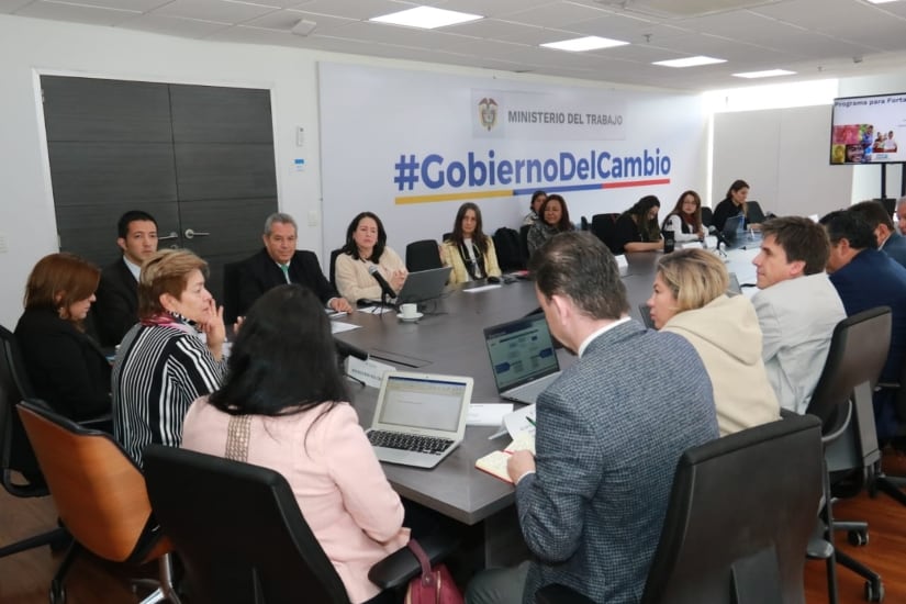 Sesión de la subcomisión de la Reforma Laboral.