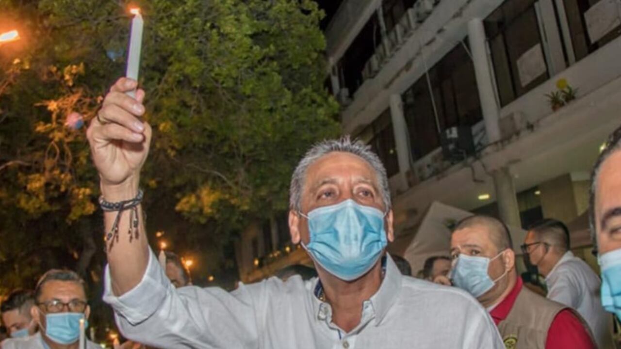 El alcalde de Neiva, Gorky Muñoz Calderón.