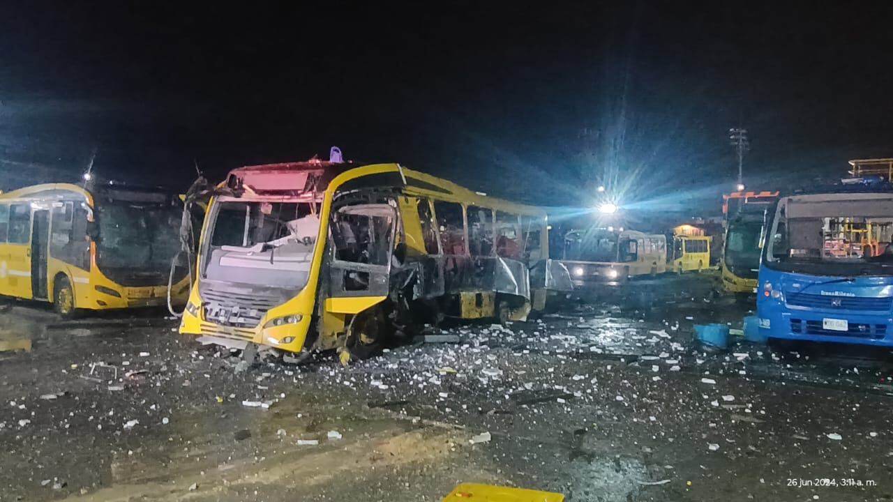 Explosión bus SITP