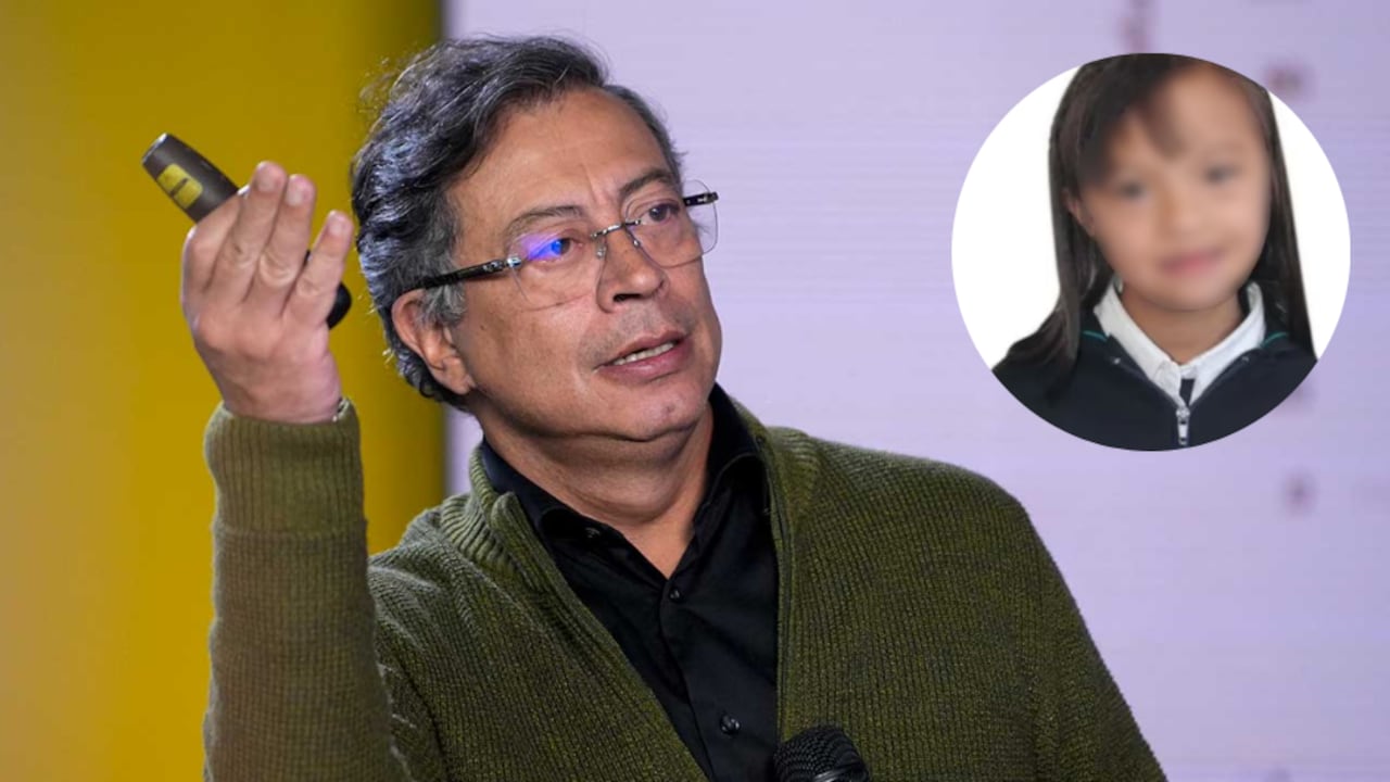 Presidente Gustavo Petro y Valeria Afanador.