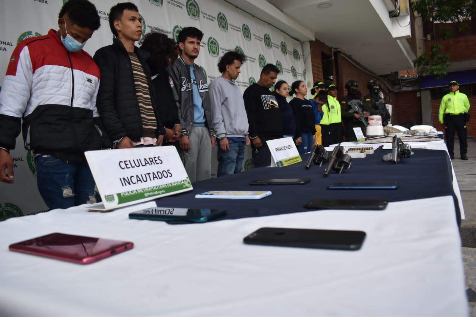 Golpe a El Mesa, una estructura, según la Policía, dedicada al homicidio y tráfico de drogas en Bogotá.
