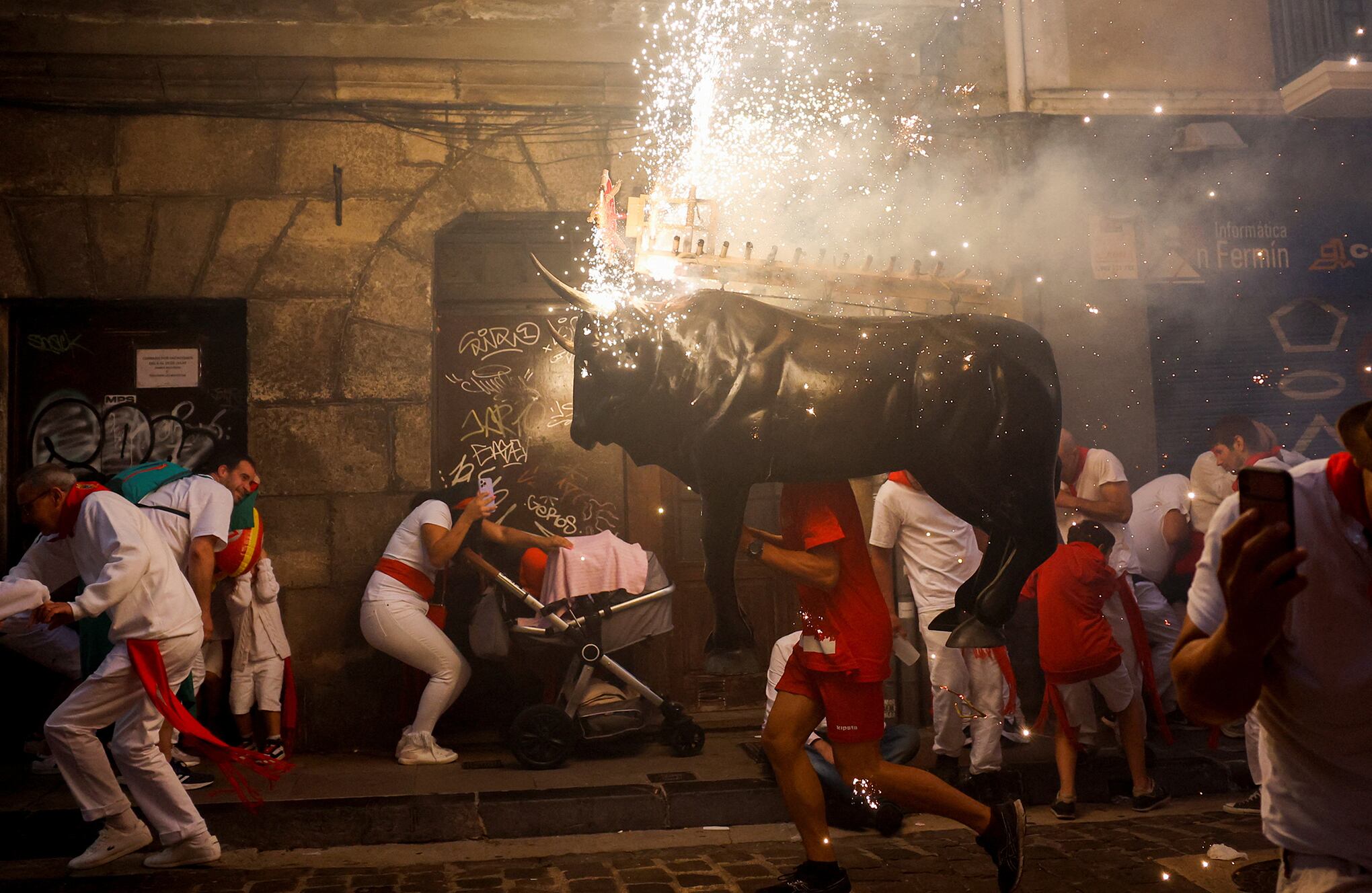 En imágenes : Arrancan las fiestas de San Fermín
