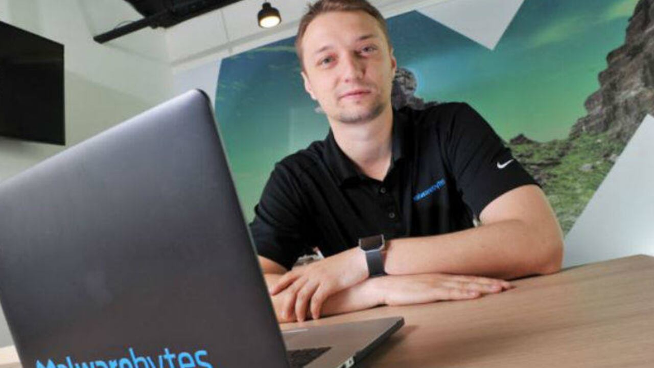 DARAGH MC SWEENEY/PROVISION / Marcin comenzó a trabajar en el desarrollo de antivirus cuando tenía 14 años.