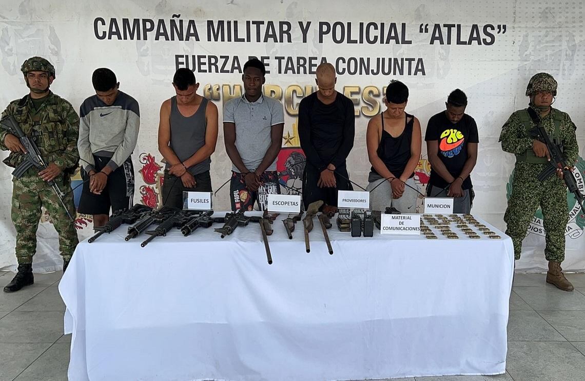 Capturados 8 sujetos pertenecientes al GAO residual Estructura Bloque Occidental Alfonso Cano