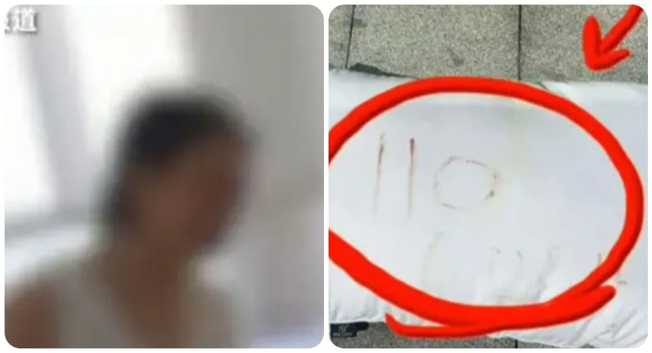 La mujer tuvo que escribir con su propia sangre en una almohada para sobrevivir