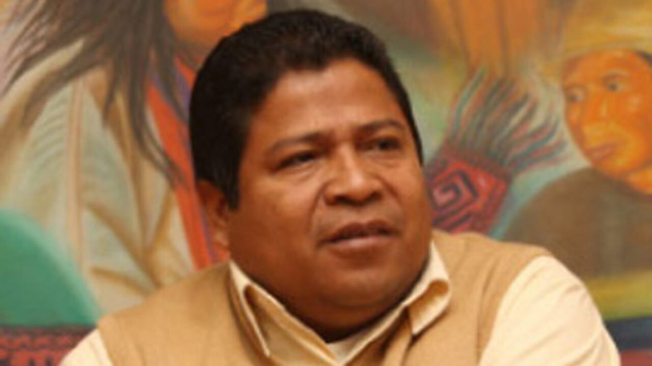 Luis Evelis Andrade es el vocero de la ONIC.