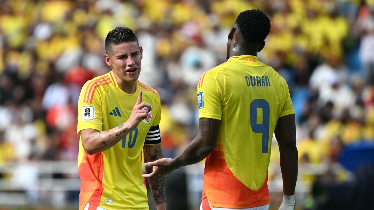 James Rodríguez y Jhon Durán