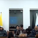 En la noche de este sábado se dio inicio a la audiencia de legalización de captura contra Nicolás Petro y Day Vásquez. (Captura de pantalla)