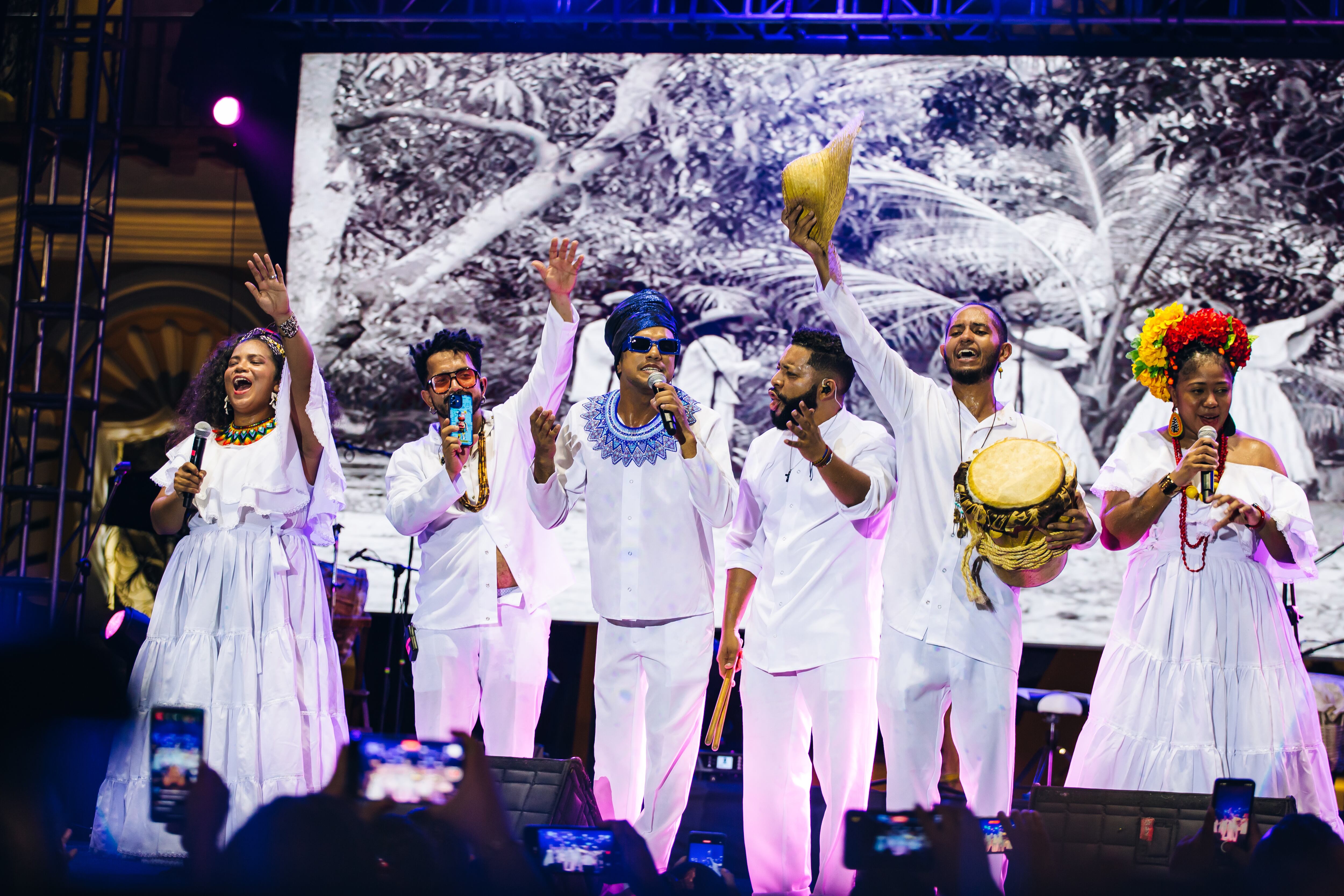 La Tonada de bullerengue en el Festival Totó La Momposina en Mompox.