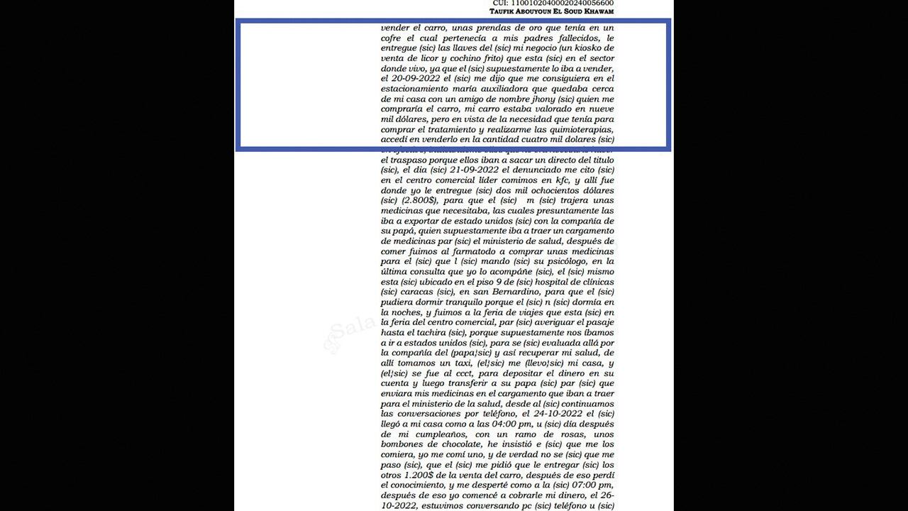 El hombre robó millonarias mercancías del local, como se constata en las actas judiciales.