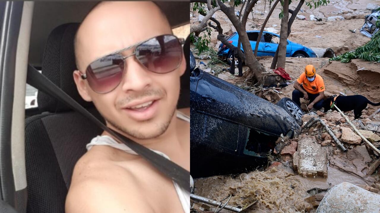 Daniel Baliz habló de la angustia que sintió durante más de cinco horas trepado en un árbol.