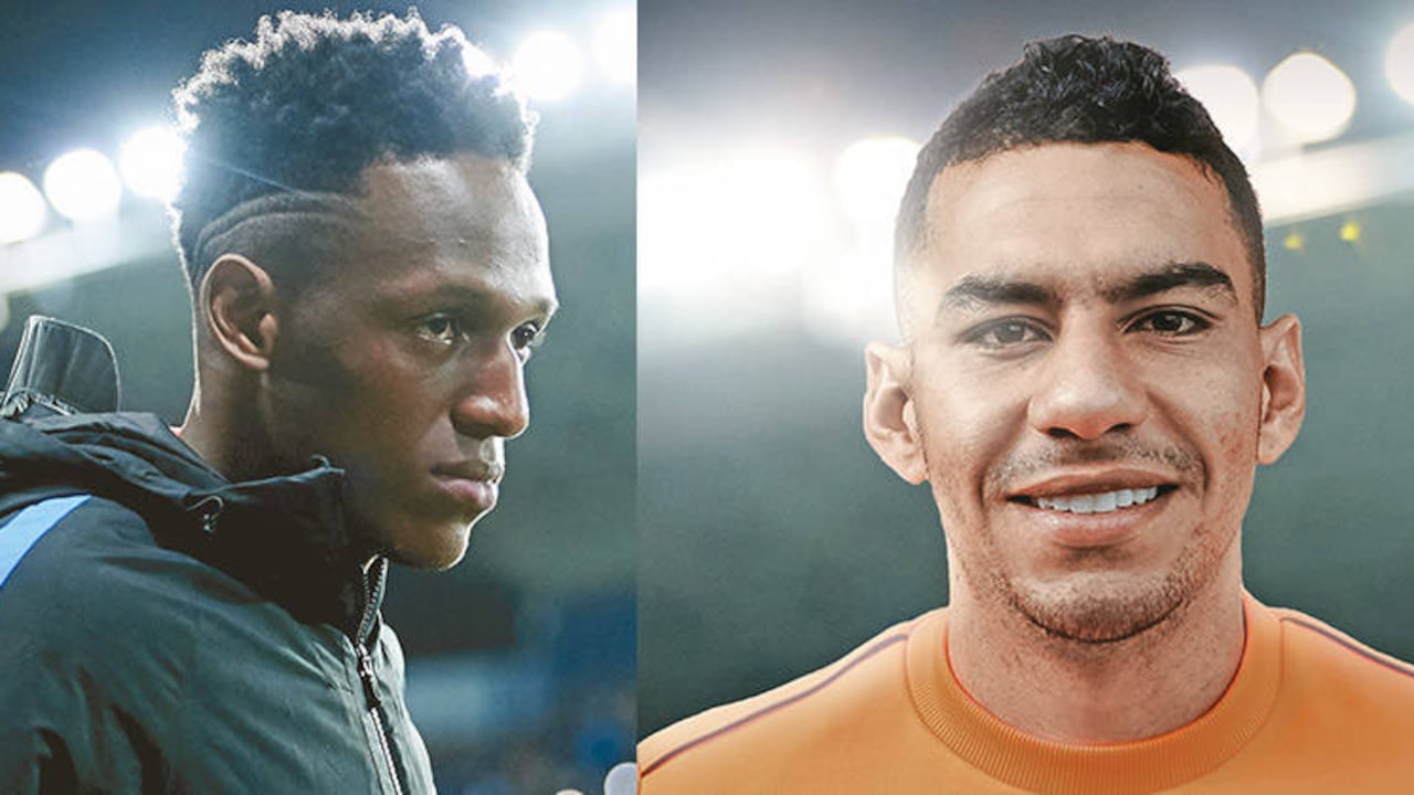 Yerry Mina (izquierda) y Yeison Gordillo (derecha).