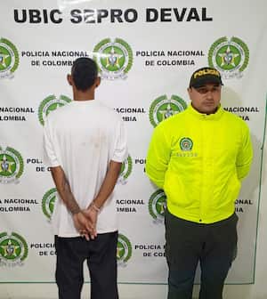 El joven fue detenido en el barrio la Concordia de Palmira.