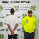 El joven fue detenido en el barrio la Concordia de Palmira.