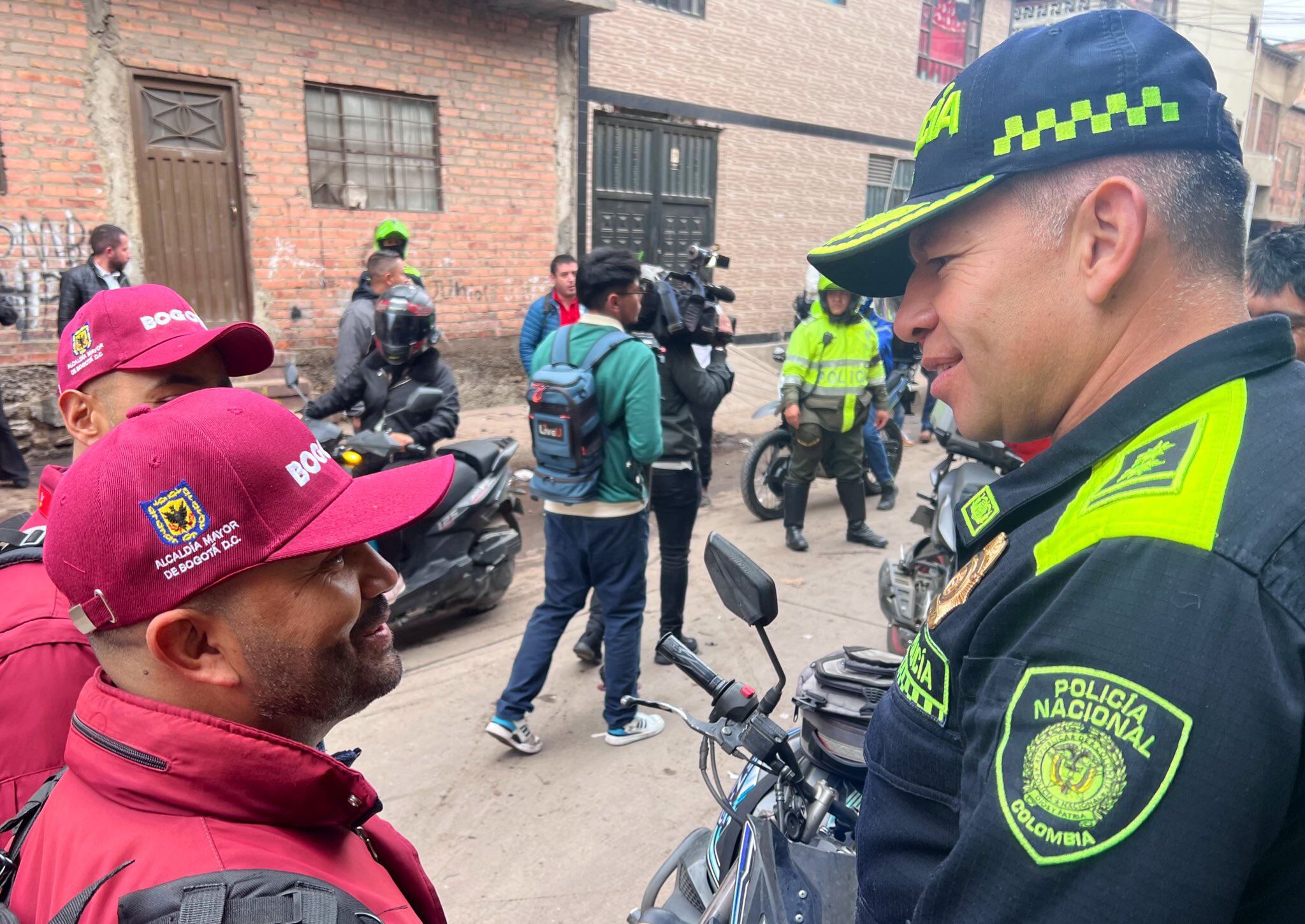 Operativo en el sur de Bogotá