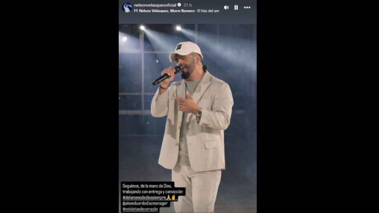 Nelson Velásquez, cantante colombiano, se pronunció tras polémica.