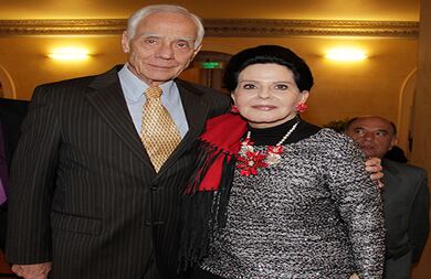 Carlos Gómez y Claudia de Gómez.