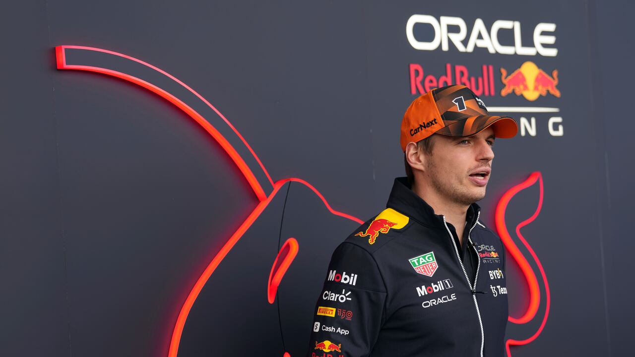 Red Bull driver Max Verstappen of the Netherlands speaks to media before the Japanese Formula One Grand Prix at the Suzuka Circuit in Suzuka, central Japan, Thursday, Oct. 6, 2022. (AP Photo/Eugene Hoshiko)