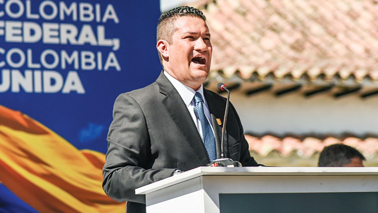 Rodrigo Hernández, alcalde de Rionegro, denunció que lo callaron en un evento.