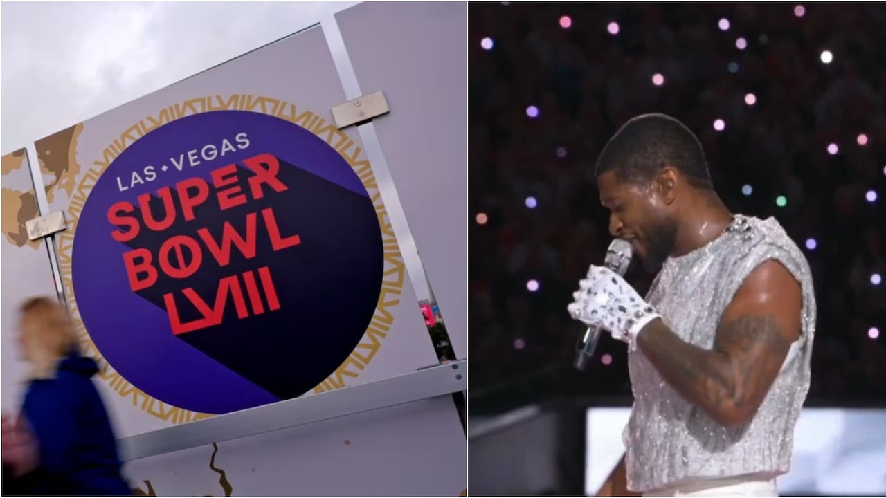 Así fue la presentación de Usher en el Super Bowl. ¿Qué canciones cantó?