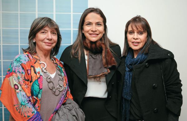 Silvia Rodríguez, Ilva Lorduy y Cristina Michelsen.
