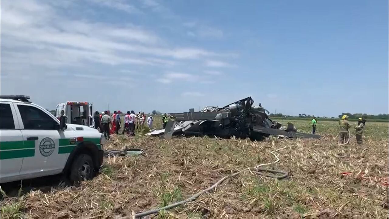 14 personas muertas tras desplome de un helicóptero de la Marina de México