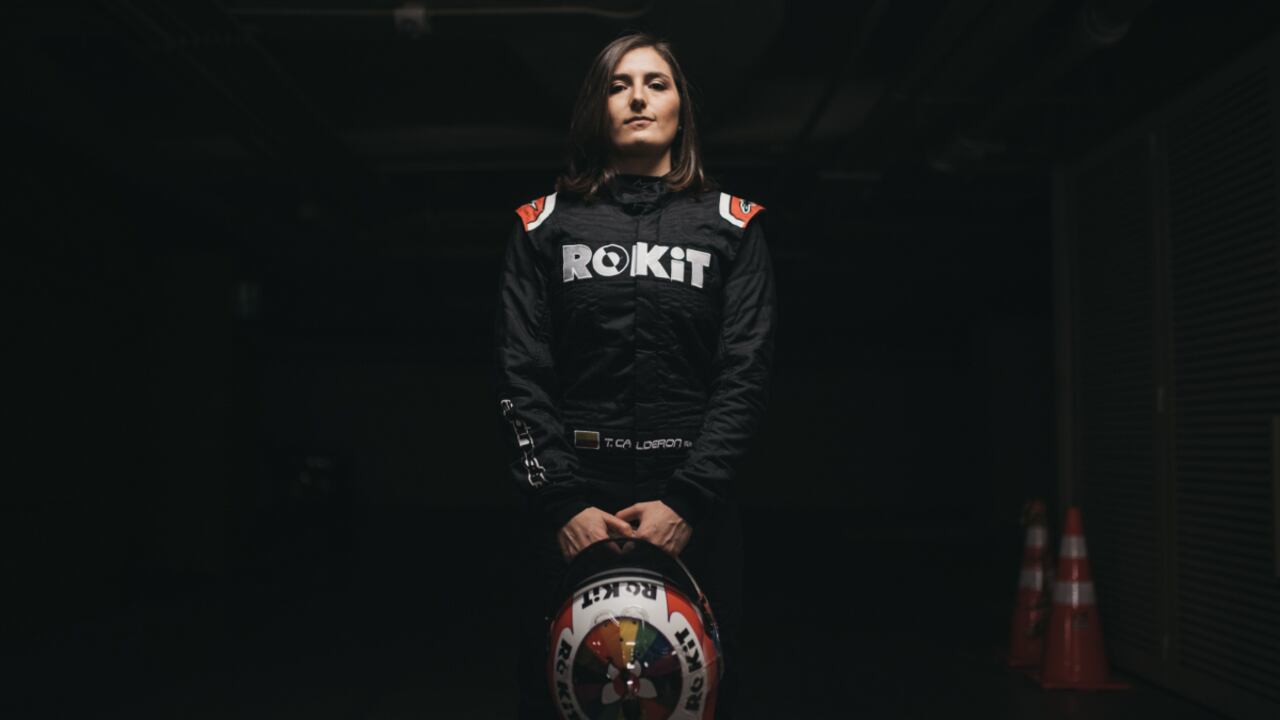 Tatiana Calderón, piloto colombiana. Foto: Prensa Tatiana Calderón.