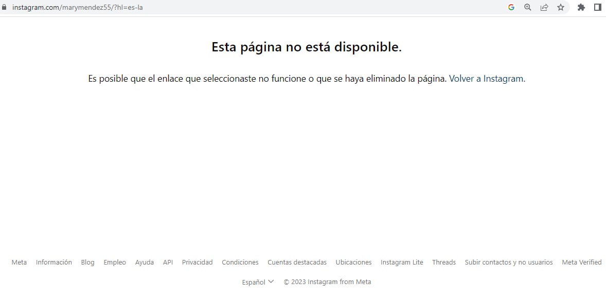 Foto: Instagram @marymendez55.