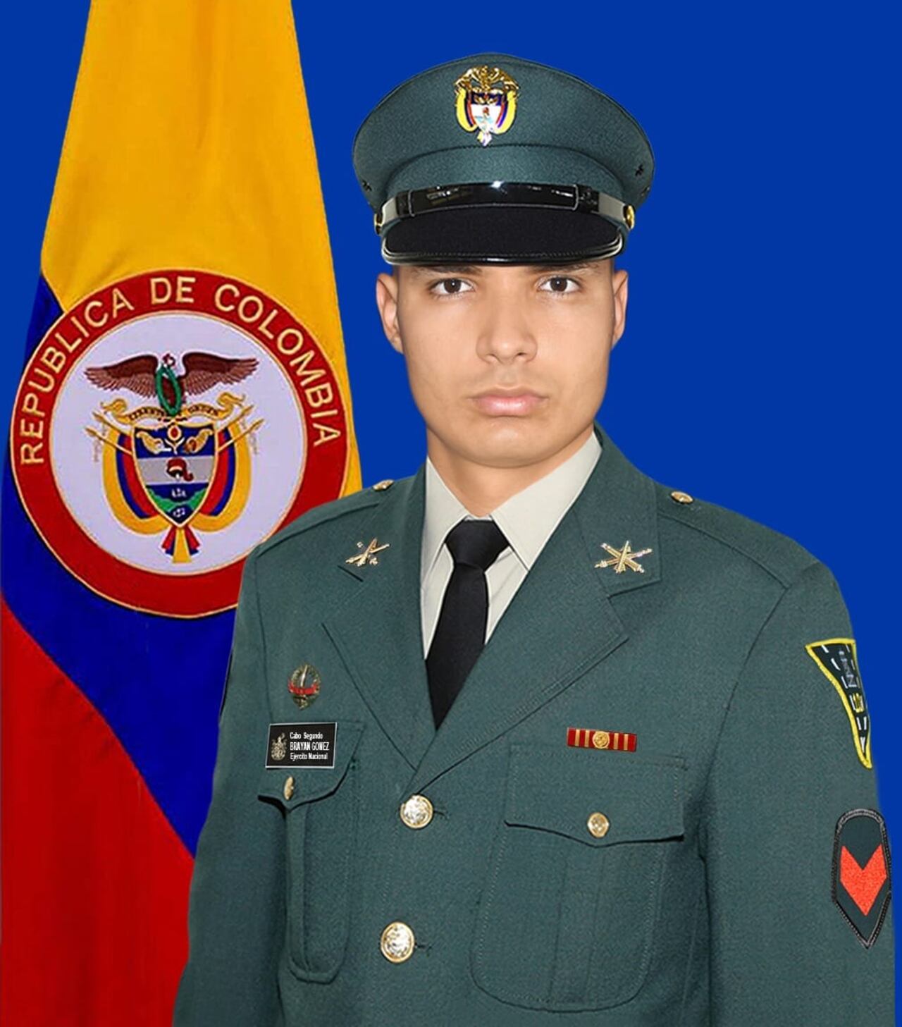 Cabo Segundo Brayan Alberto Gómez Gamboa.