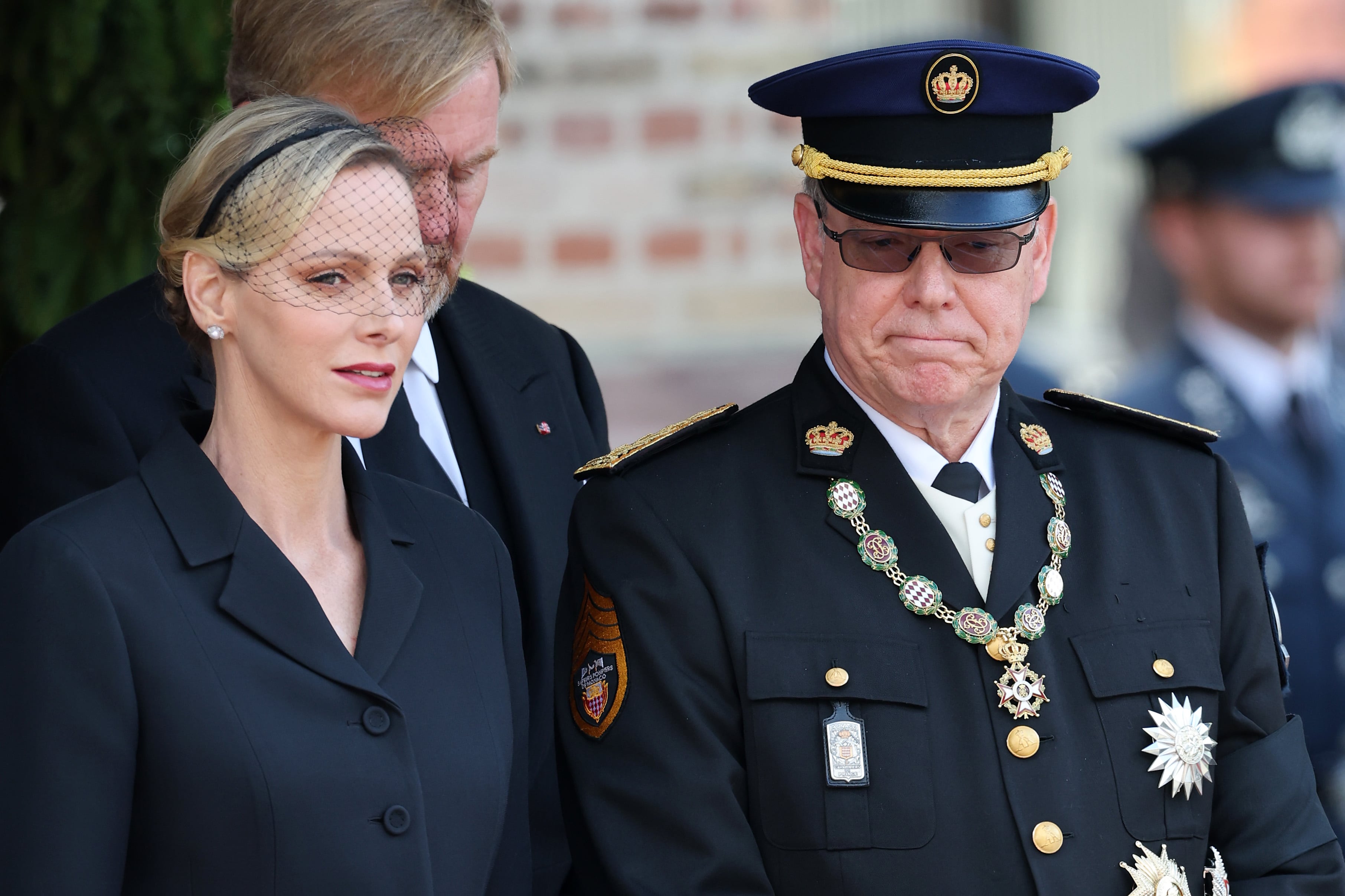 El príncipe Alberto II y la princesa Charlene de Mónaco.