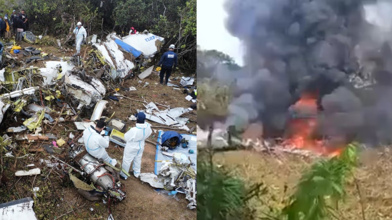 Así se veía la zona tras el impactante siniestro ocurrido este domingo, 23 de marzo.