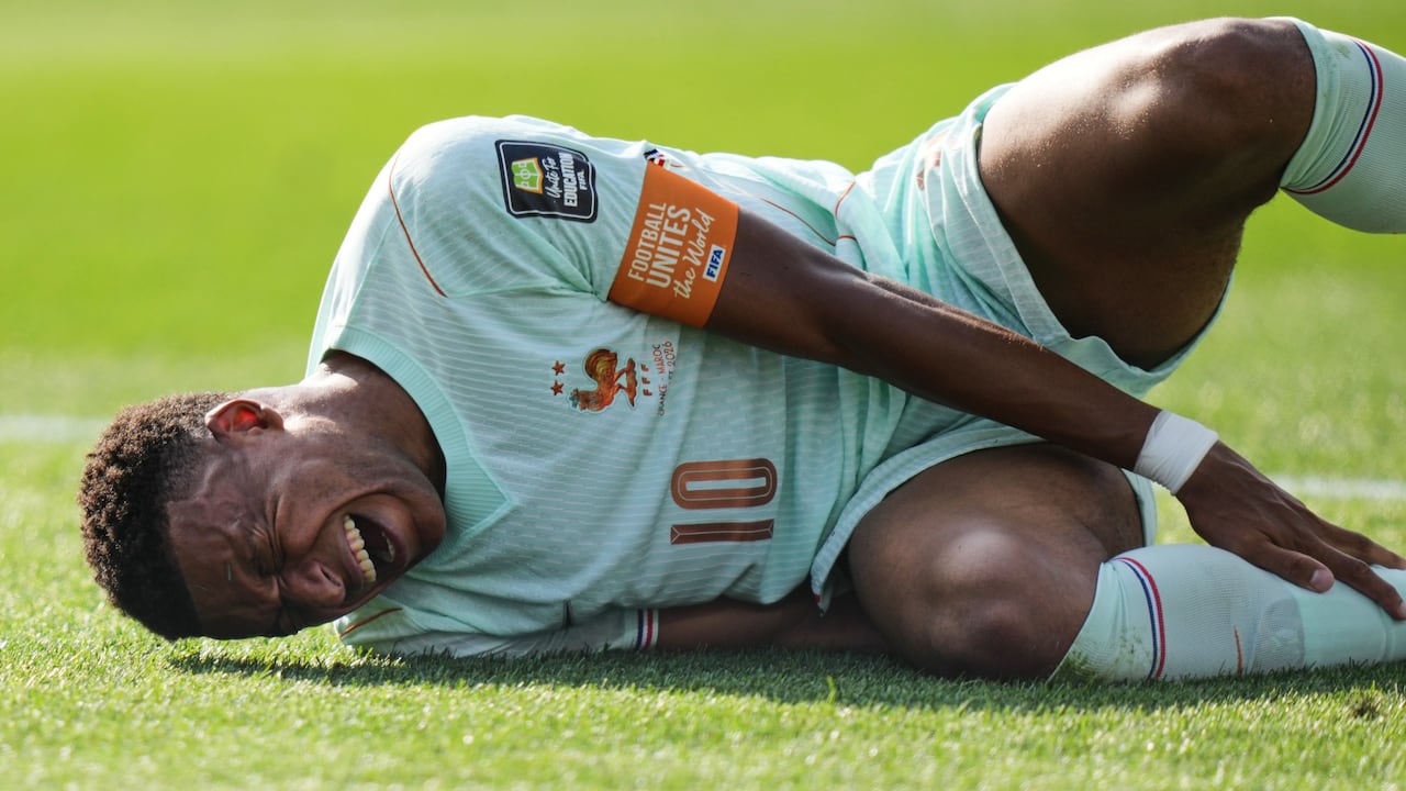 Kylian Mbappé, adolorido en el Mundial 2026