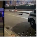 Abuso policial en Bogotá, captura de pantalla video Twitter