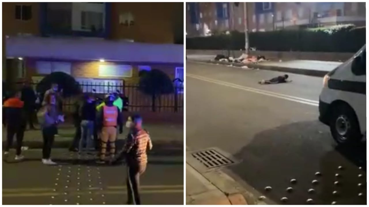 Abuso policial en Bogotá, captura de pantalla video Twitter