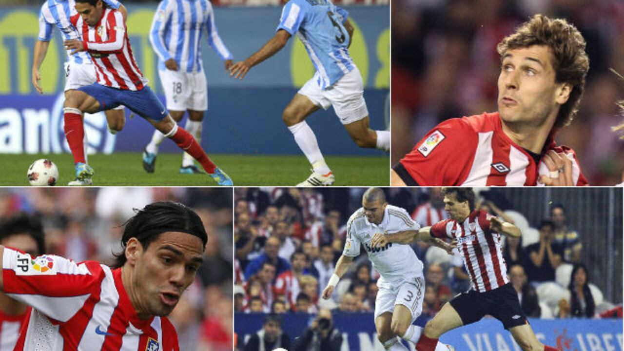 En la competición continental, Falcao suma 10 goles, Llorente 7.