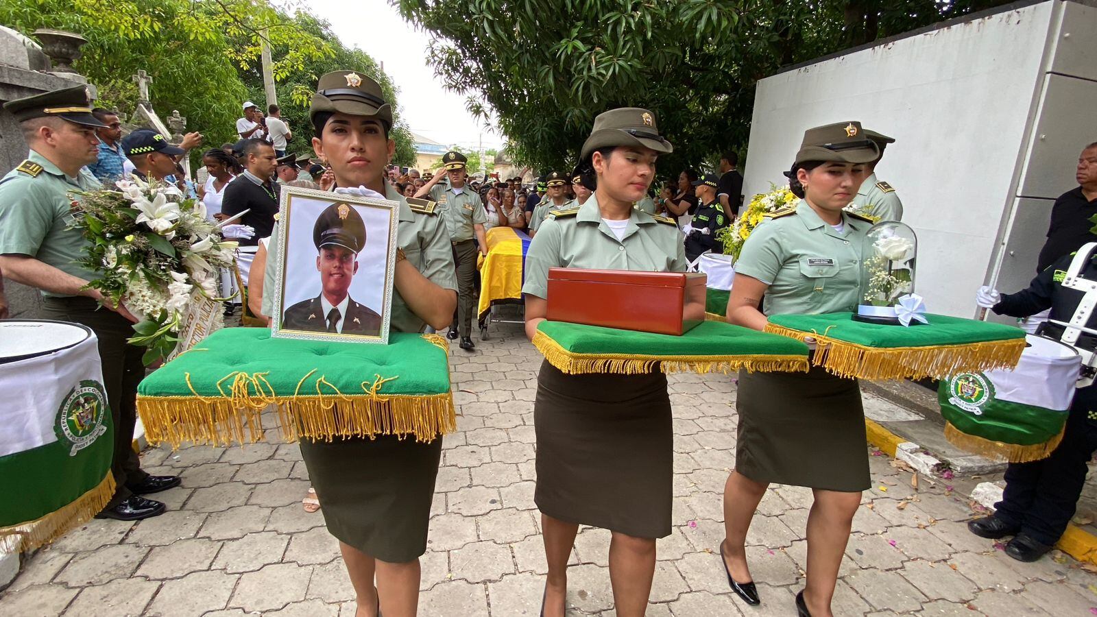 Patrullero José Daniel Valera Narváez, asesinado.