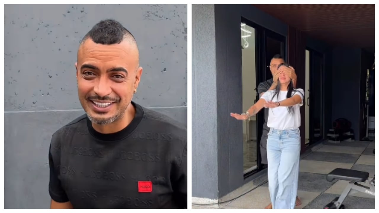 El regalo de Jhon Alex Castaño a su hija Sharon.