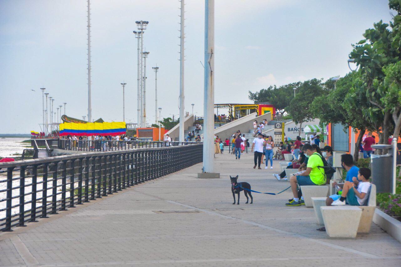 El Gran Malecón del Río es uno de lo sitios más visitados en Barranquilla.