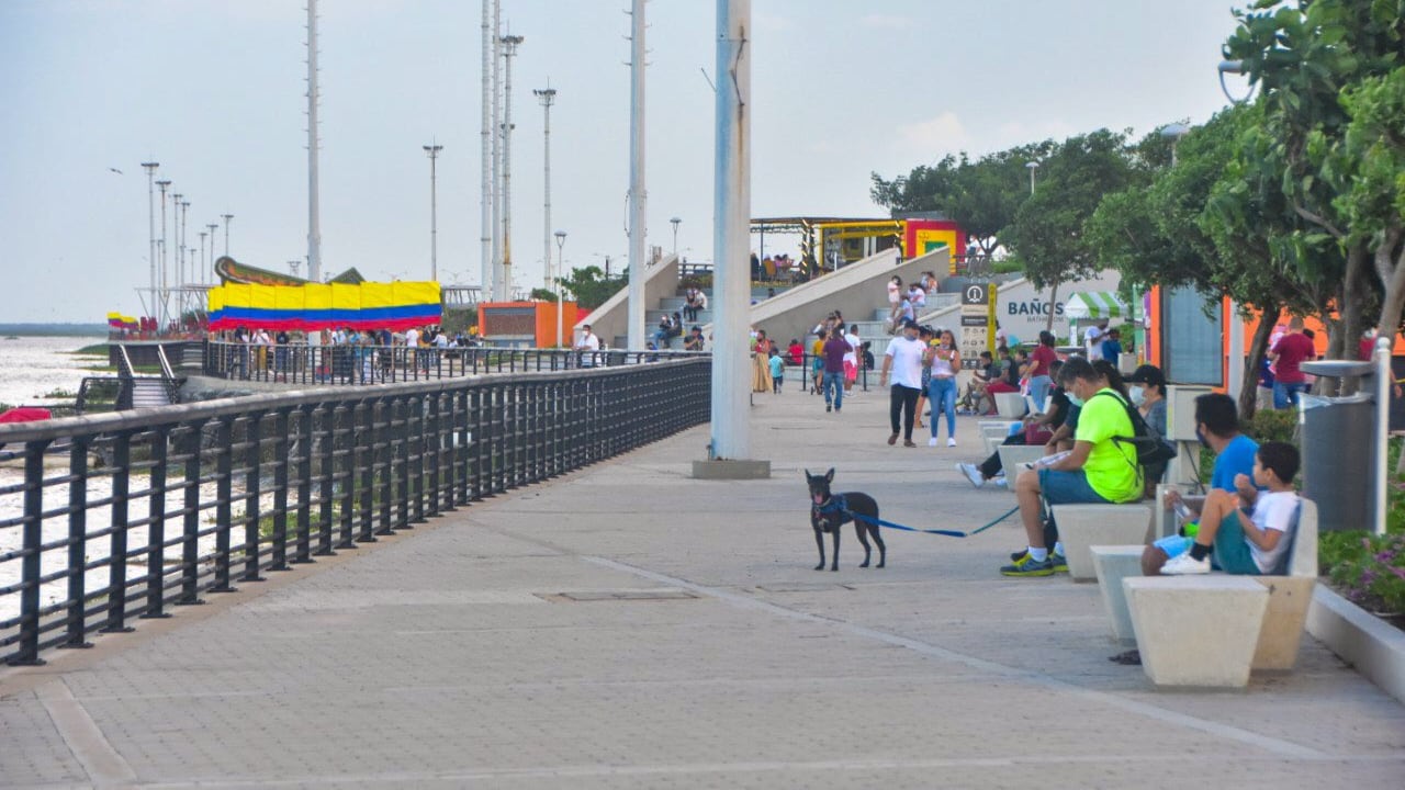 El Gran Malecón del Río es uno de lo sitios más visitados en Barranquilla.