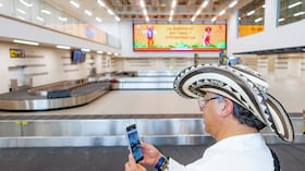 El presidente, Gustavo Petro, el 29 de mayo de 2026 en la nueva zona de llegadas nacionales en el aeropuerto Ernesto Cortissoz, en Soledad (Atlántico)