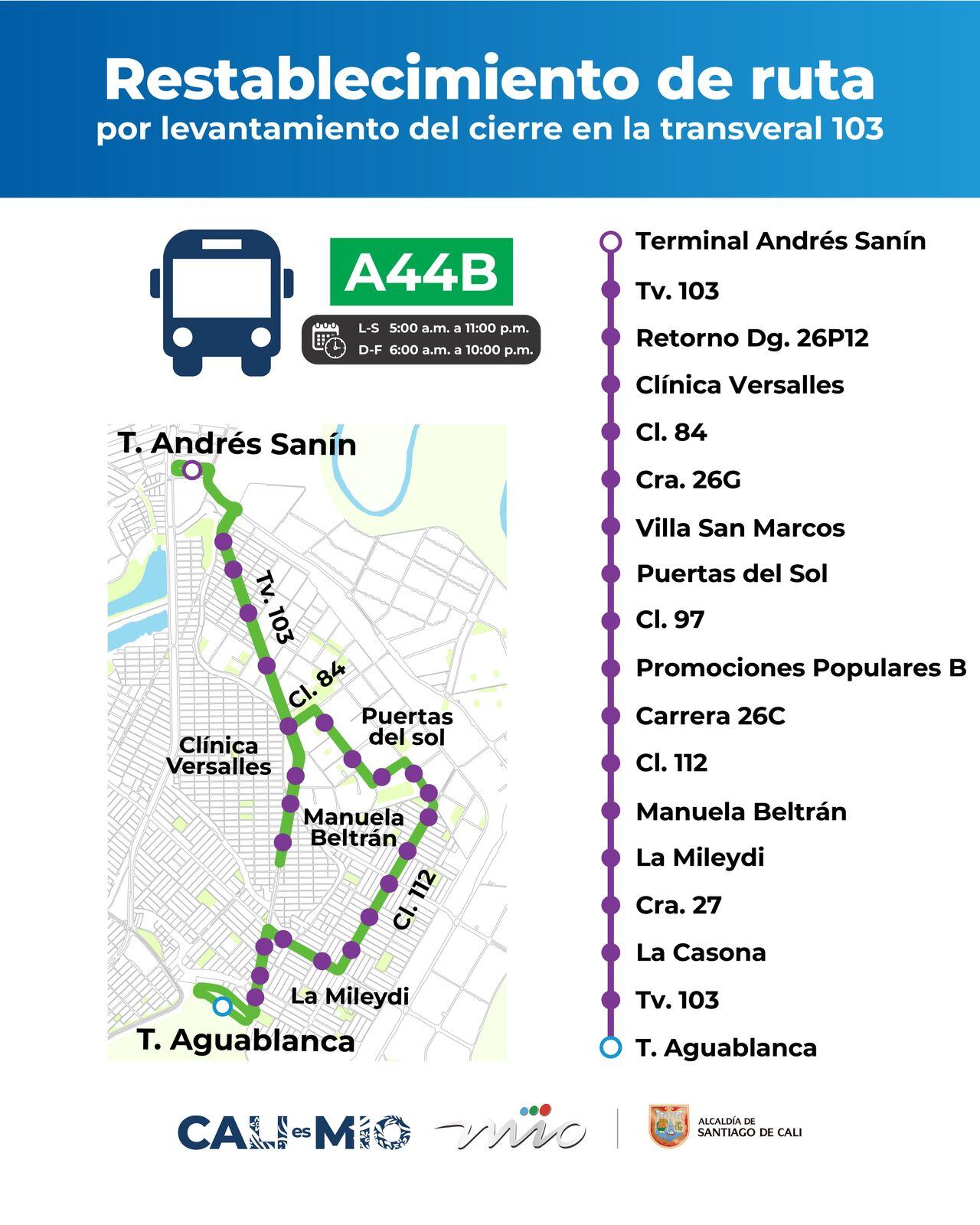 Reactivan rutas del MÍO