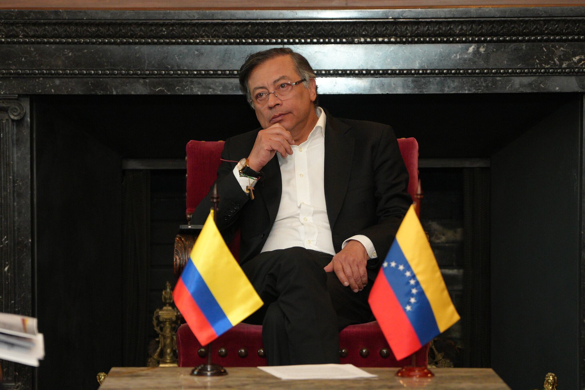El presidente, Gustavo Petro, el 22 de agosto de 2025 en Bogotá