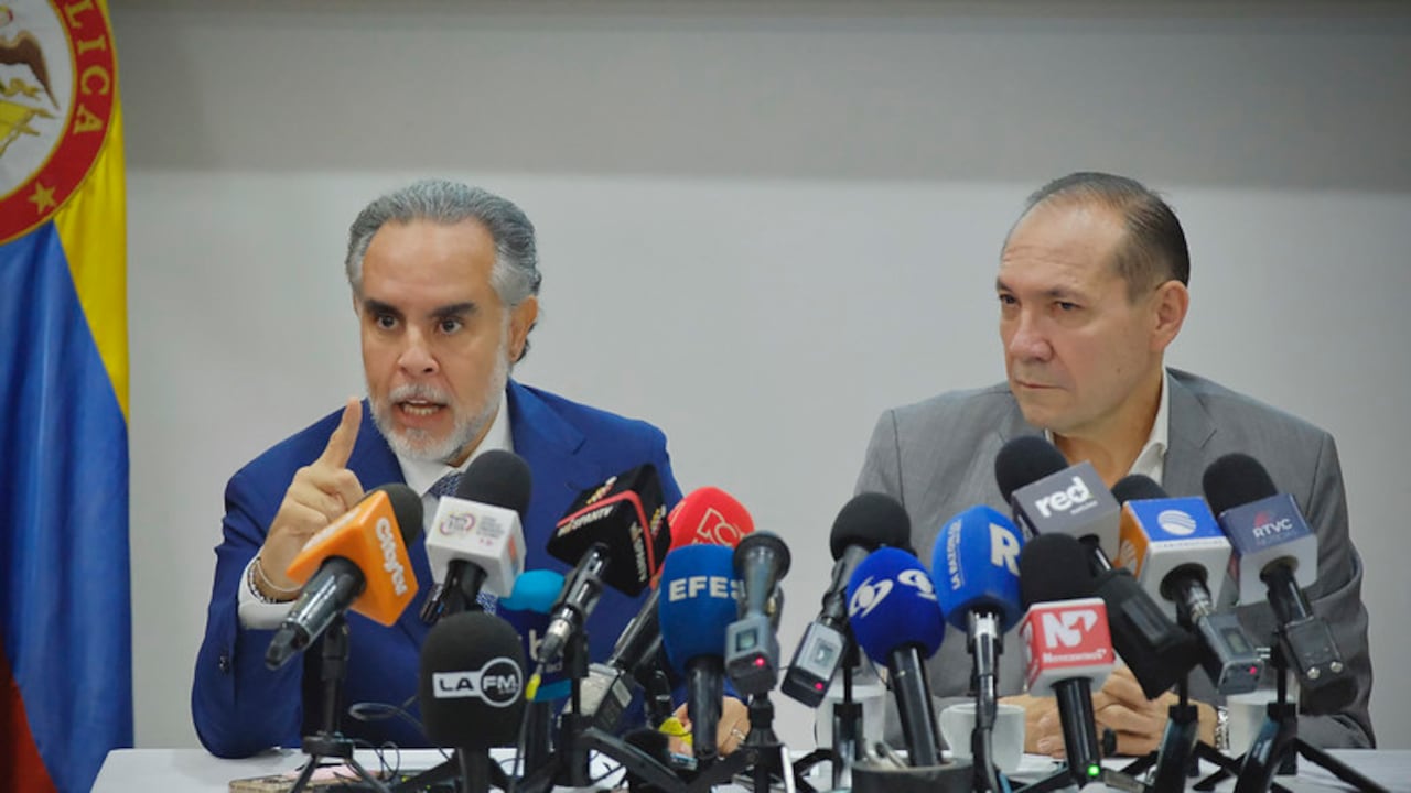 Armando Benedetti y Antonio Sanguino