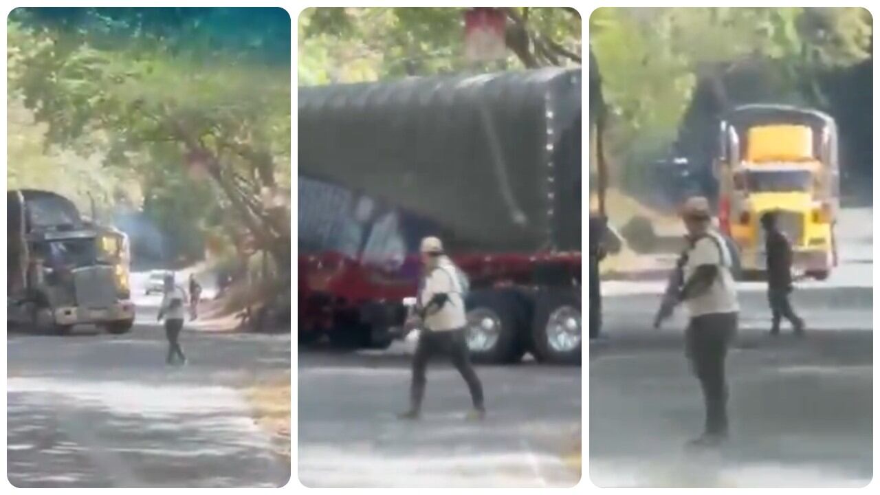 En la mañana del domingo 28 de septiembre se registró un retén ilegal en la vía entre Cauca y Nariño.