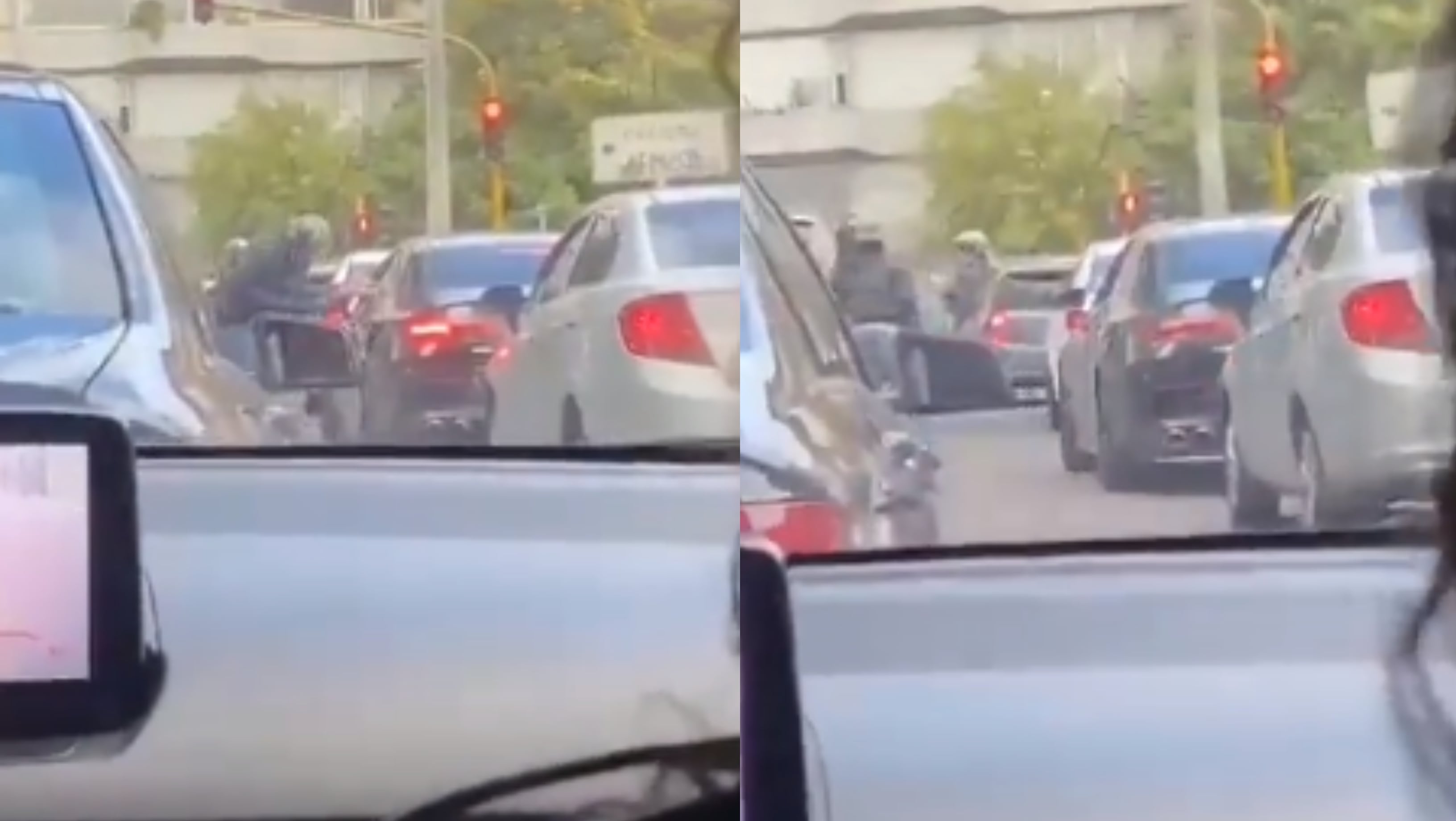 Tras concluir el hurto, el delincuente escapó.