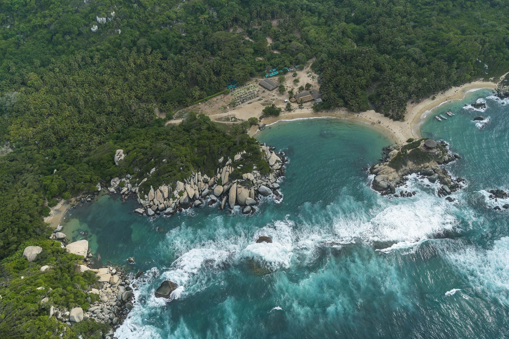 Cabo San Juan del Guía, en el Parque Tayrona.