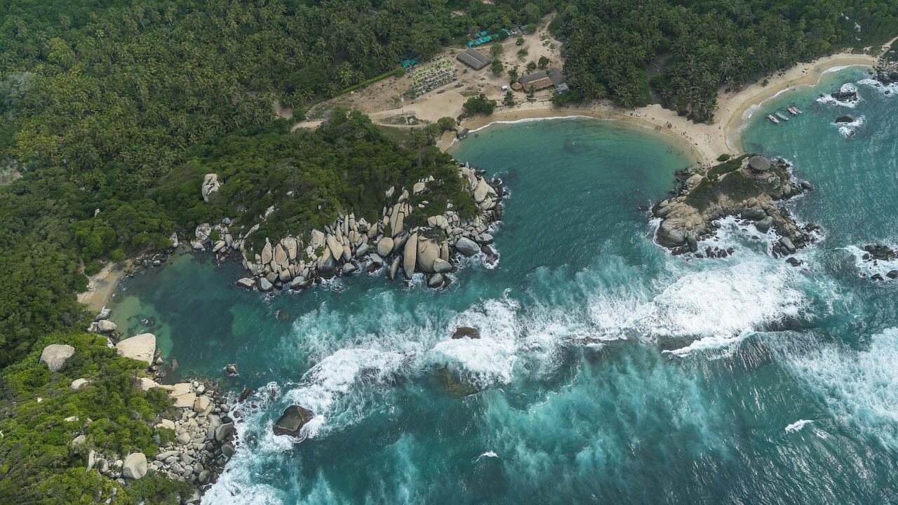 Cabo San Juan del Guía, en el Parque Tayrona.