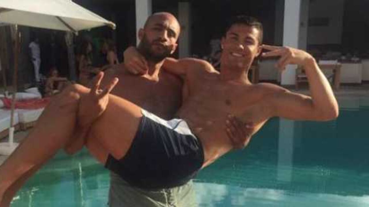 Cristiano Ronaldo y su amigo el boxeador Badr Hari