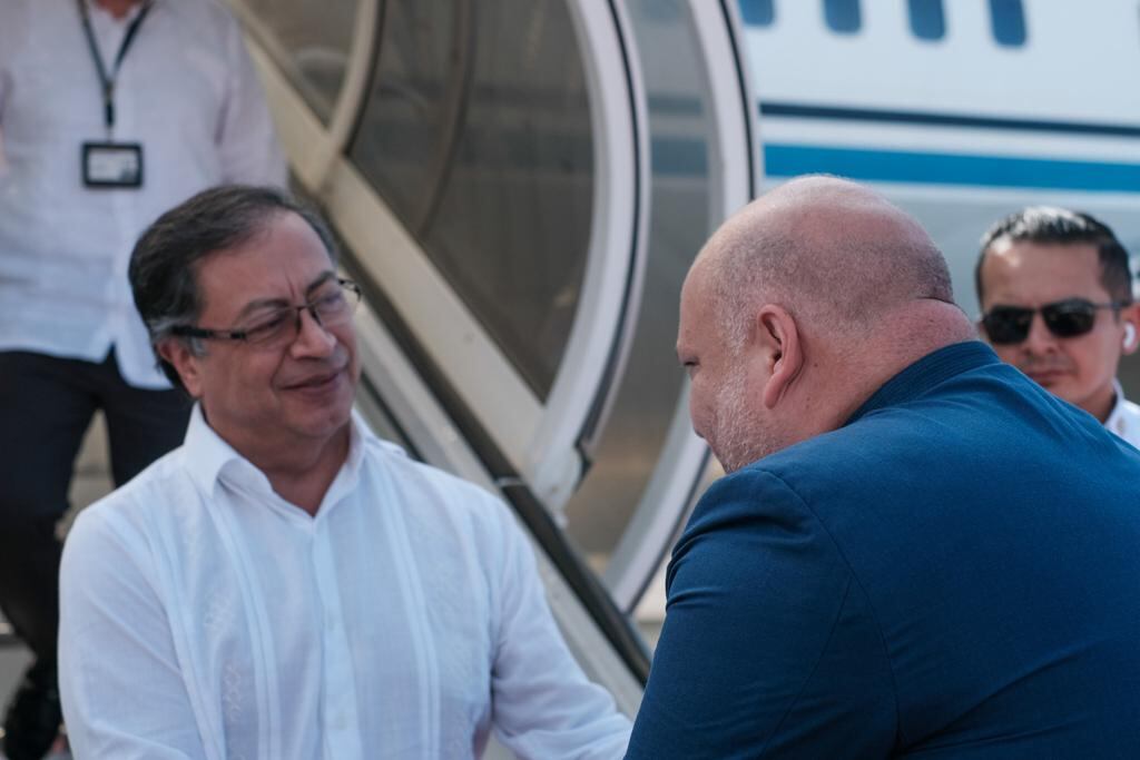 Presidente Gustavo Petro llegó a Venezuela